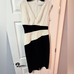 Black Halo crossover dress